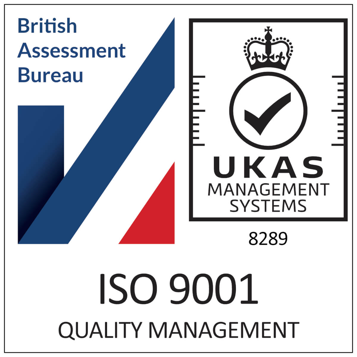 ISO 9001 badge image